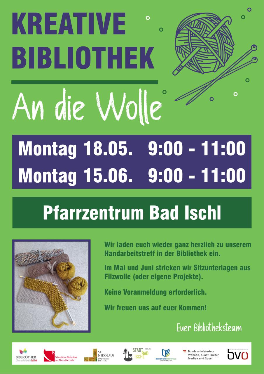 An die Wolle - Sitzunterlagen