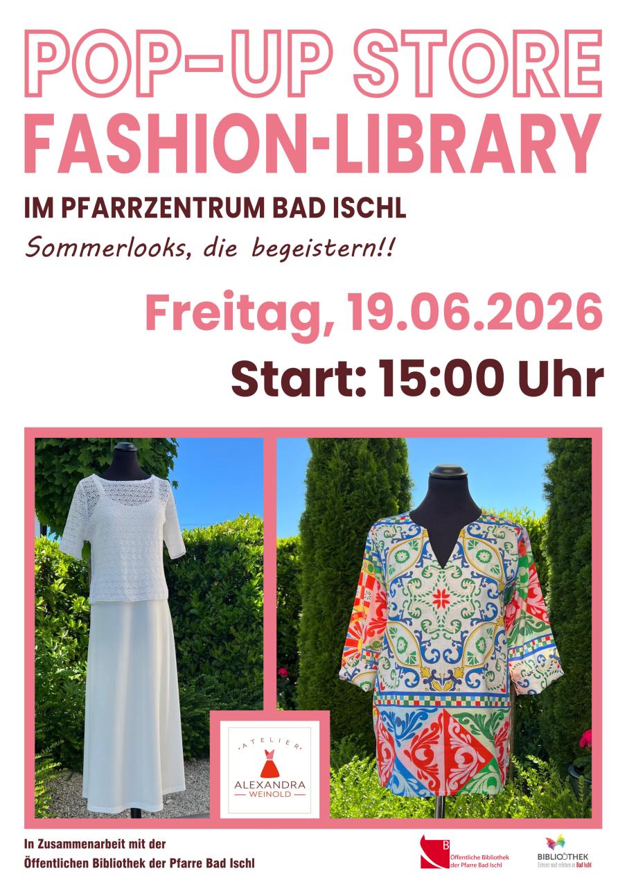 Fashion Library Juni 26 Plakat