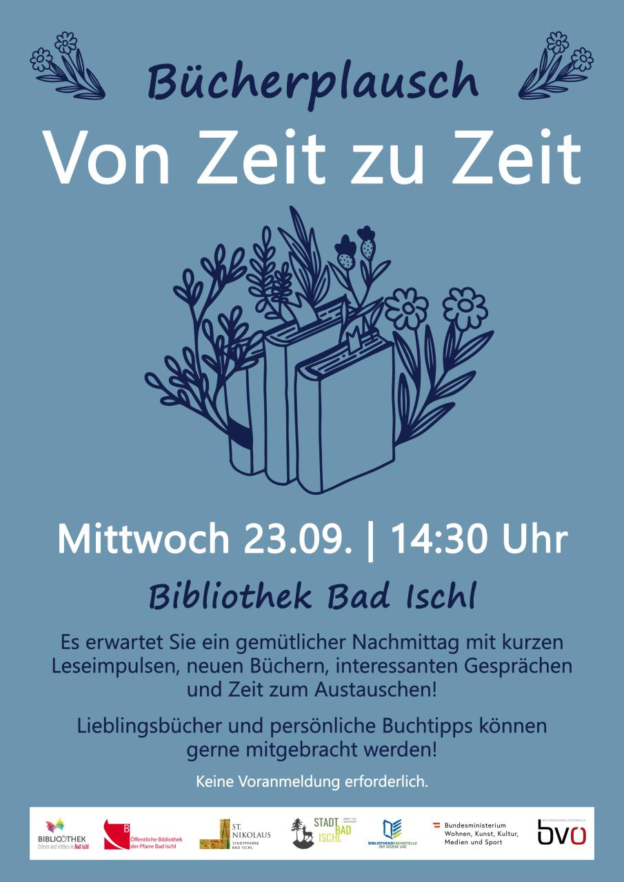 Bücherplausch Sept26 Plakat